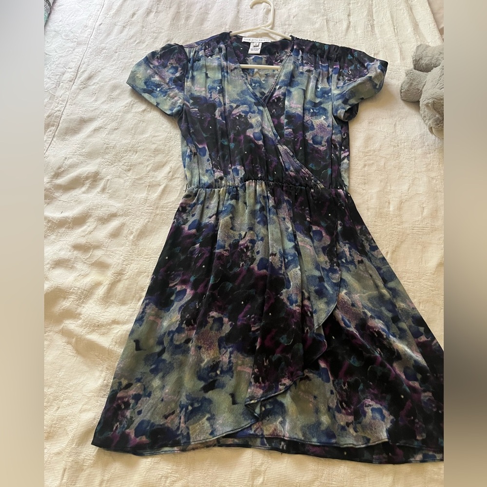 Charlotte Ronson Floral Wrap Dress